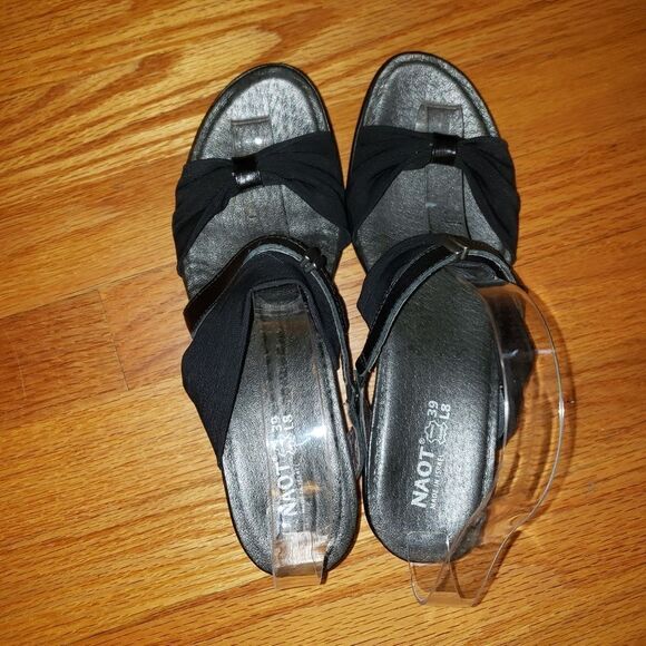Naot Black Slip-On Sandals - Picture 5 of 7